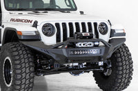 Thumbnail for Addictive Desert Designs 2020 Jeep Gladiator JT Stealth Fighter Front Bump w/ Top Hoop & Winch Mount
