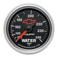 Thumbnail for Autometer Sport-Comp II 2-1/16in 120-240 Deg Mechanical Water Temp Gauge - Bowtie Black