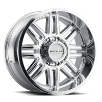 Thumbnail for Raceline 948C Split 20x10in / 6x139.7 BP / -19mm Offset / 106.1mm Bore - Chrome Wheel