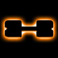 Thumbnail for ORACLE Lighting Universal Illuminated LED Letter Badges - Matte Blk Surface Finish - X SEE WARRANTY