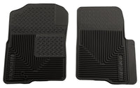 Thumbnail for Husky Liners 04-09 Ford F-150 Custom Fit Heavy Duty Black Front Floor Mats