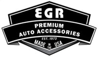 Thumbnail for EGR 2019 Dodge Ram 1500 Crew Cab SlimLine In-Channel Window Visors Set of 4 - Dark Smoke