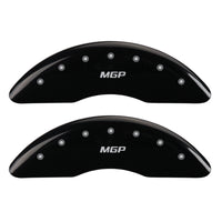 Thumbnail for MGP 4 Caliper Covers Engraved Front & Rear MGP Black finish silver ch