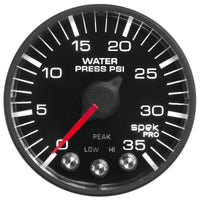 Thumbnail for Autometer Spek-Pro 52.4mm 0-35 PSI Digital Stepper Motor Water Pressue Gauge