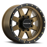 Thumbnail for Raceline 935BZ Defender 17x9in / 5x139.7 BP / -12mm Offset / 107.95mm Bore - Bronze Wheel