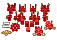 Thumbnail for Energy Suspension 99-04 Ford F-250 4WD Superduty Red Hyper-flex Master Bushing Set