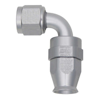 Thumbnail for DeatschWerks 8AN Female Swivel 90-Degree Hose End PTFE (Incl. 1 Olive Insert)