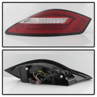 Thumbnail for Spyder Porsche 987 Cayman 06-08 / Boxster 05-08 LED Tail Lights - Red Clear ALT-YD-P98705-LED-RC