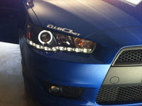 Thumbnail for Spyder Mitsubishi Lancer/EVO-10 08-14 Projector Halogen Model- LED Halo DRL Blk PRO-YD-ML08-DRL-BK