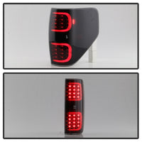 Thumbnail for xTune Ford F150 09-14 LED Tail Lights - Black ALT-ON-FF15009-LBLED-BSM