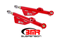 Thumbnail for BMR 79-98 Fox Mustang On-Car Adj. Lower Control Arms / Rod End Combo (Polyurethane) - Red