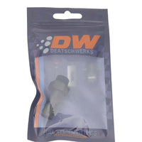 Thumbnail for DeatschWerks 6AN ORB Male to 1/2in Male Triple Barb Fitting (Incl O-Ring) - Anodized Matte Black