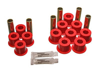 Thumbnail for Energy Suspension Rear Spring Bushing Set - Red