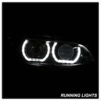 Thumbnail for Spyder 08-10 BMW F92 3 Series Projector Headlights - LED DRL - Black (PRO-YD-BMWE9208-DRL-BK)