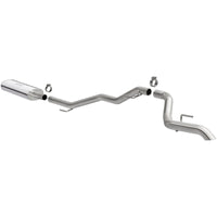 Thumbnail for MagnaFlow 2020 Jeep Gladiator 2.5in Rock Crawler Series Single Rear Exit SS Cat-Back Exhaust w/o Tip