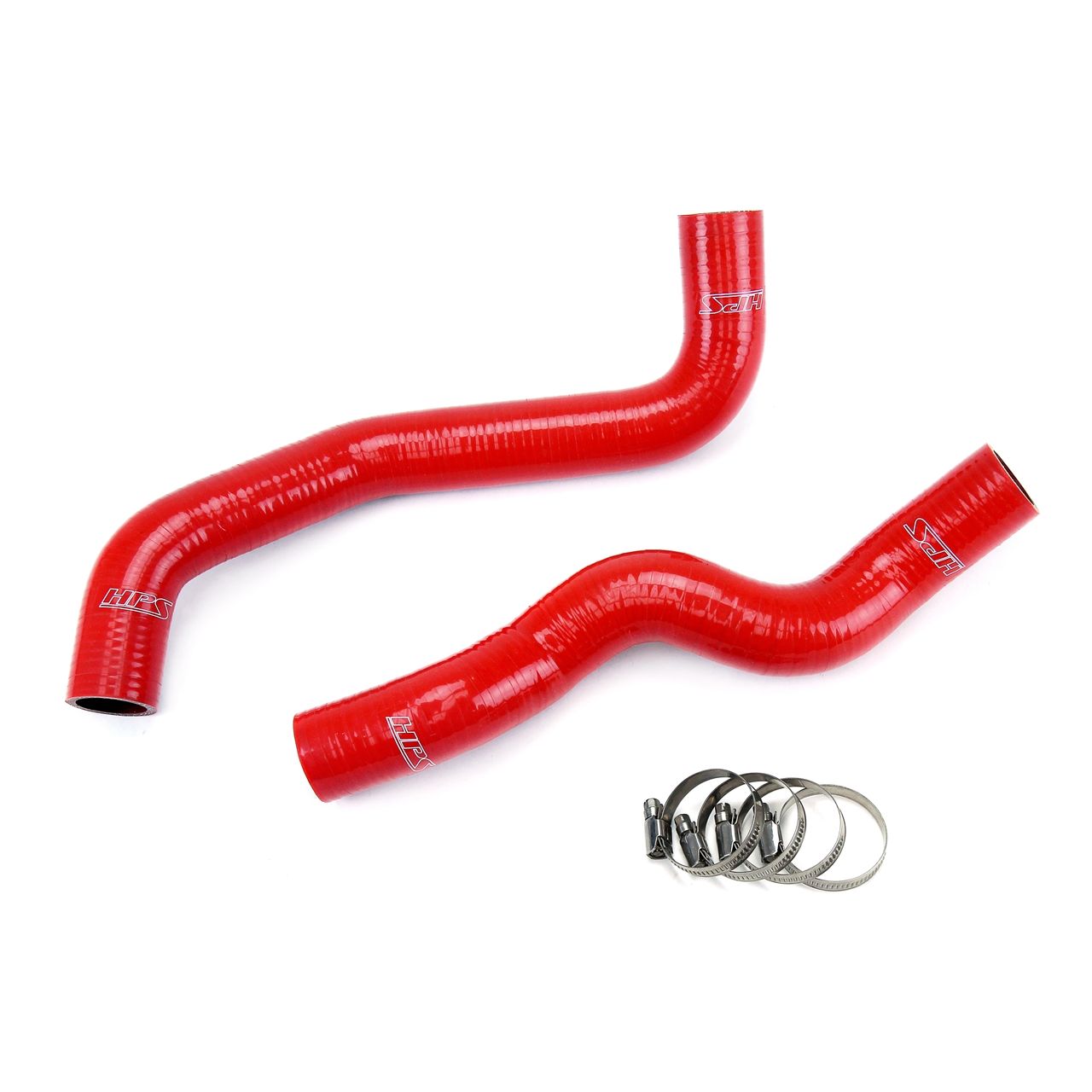 HPS Red Reinforced Silicone Radiator Hose Kit Coolant for Infiniti 08-12 EX35