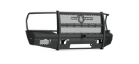 Thumbnail for Road Armor 19-20 Ram 2500 Vaquero Front Bumper Full Guard 2in Receiver 6 Sensor - Tex Blk