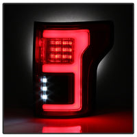 Thumbnail for Spyder 15-18 Ford F-150 LED Tail Lights (w/Blind Spot) - Red Clear (ALT-YD-FF15015BS-LBLED-RC)