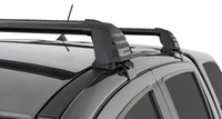 Thumbnail for Rhino-Rack 11-20 Ford Ranger PX 4 Door Double Cab Vortex ROC25 Flush 2 Bar Roof Rack - Black