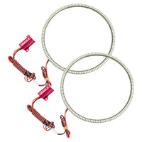 Thumbnail for Oracle Jeep Wrangler JK 07-17 LED Waterproof Halo Kit - White SEE WARRANTY