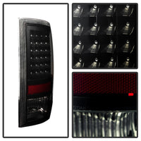 Thumbnail for Xtune Dodge Ram 1500 09-14 LED Tail Lights Incandescent Model Only Black Smoke ALT-JH-DR09-LED-BKSM