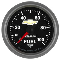 Thumbnail for Autometer Performance Parts 52mm 0-100psi Fuel Pressure COPO Camaro Gauge Pack