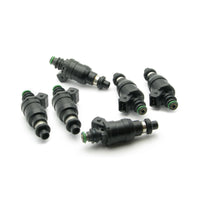 Thumbnail for DeatschWerks Mitsubishi 90-01 3000GT 3.0TT 800cc Low Impedance Top Feed Injectors (Matched Set of 6)