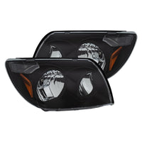 Thumbnail for ANZO 2003-2005 Toyota 4Runner Crystal Headlights Black