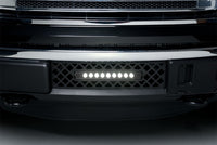 Thumbnail for Putco 11-14 Ford F-150 - EcoBoost Bumper Grille Insert - Black SS Diamond w/ 10in Luminix Light Bar