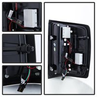 Thumbnail for Spyder Chevy 1500 14-16 Light Bar LED Tail Lights Blk ALT-YD-CS14-LBLED-BK