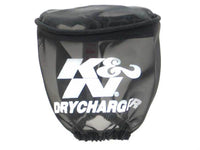 Thumbnail for K&N DryCharger Air Filter Wrap - Oval Straight - Black