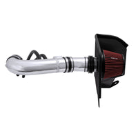 Thumbnail for Spectre 04-14 Nissan Titan V8-5.6L F/I Air Intake Kit - Polished w/Red Filter