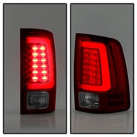 Thumbnail for Spyder 09-16 Dodge Ram 1500 Light Bar LED Tail Lights - Red Clear ALT-YD-DRAM09V2-LED-RC