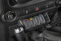 Thumbnail for Rugged Ridge Lower Switch Panel Kit 11-18 Jeep Wrangler JK/JKU