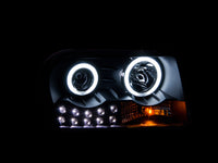 Thumbnail for ANZO 2005-2010 Chrysler 300 Projector Headlights w/ Halo Black (Does Not Fit S Models)