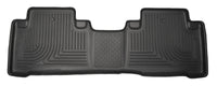 Thumbnail for Husky Liners 2014 Acura MDX All Models Weatherbeater Black Rear Floor Liners