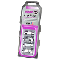 Thumbnail for McGard Hex Lug Nut (Cone Seat Bulge Style) 1/2-20 / 3/4 Hex / 1.45in. Length (4-pack) - Chrome