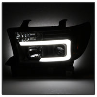 Thumbnail for Spyder 08-13 Toyota Sequoia Projector Headlights - Light Bar DRL - Black PRO-YD-TTU07V2-LB-BK