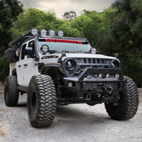Thumbnail for Go Rhino Xplor Blackout Combo Series Dbl Row LED Light Bar w/Amber (Side/Track Mount) 40in. - Blk