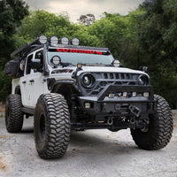 Thumbnail for Go Rhino Universal Blackout Combo Series 50in Double Row LED Light Bar w/ Amber Lighting - Black