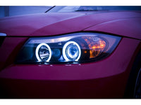 Thumbnail for Spyder BMW E90 3-Series 06-08 4DR Projector CCFL Halo - Eyebrow Bulb Blk- PRO-YD-BMWE9005-CCFL-BK