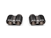 Thumbnail for Akrapovic 2021+ BMW G87 M2, G80 M3 & G82 M4 Octagonal Carbon Design Tail Pipe Set