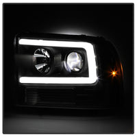 Thumbnail for Spyder Ford F-250 99-04/Excursion 00-04 1 Piece LED Headlights - Black PRO-YD-FF25099V2PL-BK