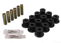 Thumbnail for Energy Suspension 72-81 Scout II Black Front & Rear Leaf Spring Bushing Set