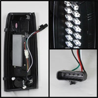 Thumbnail for Spyder Chevy C/K Series 1500 88-98/Blazer 92-94 LED Tail Lights Blk ALT-YD-CCK88-LED-BK