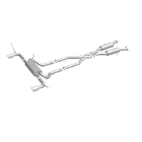 Thumbnail for MagnaFlow Cat-Back SS 2.5in Dual Split Rear 4in Black Tip 11-16 Jeep Grand Cherokee 5.7L V8/3.6L V6