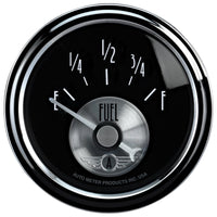 Thumbnail for AutoMeter Gauge Fuel Level 2-1/16in. 240 Ohm(e) to 33 Ohm(f) Elec Prestige Blk. Diamond