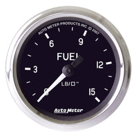 Thumbnail for Autometer Cobra 2 inch 0-15 PSI w/ ISO Fuel Pressure Gauge