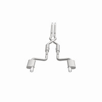 Thumbnail for MagnaFlow 11-12 Dodge Charger SRT-8 Hemi Dual Split Rear Exit Stainless Cat-Back Performance Exhaust