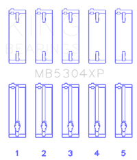 Thumbnail for King Mazda B6/B6-T/ZM/B3/B5 (Size +0.5) Main Bearing Set